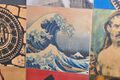 The Great Wave off Kanagawa Welle Japanischer Holzschnitt Detail - Back On Wood Serie Jack Joblin.JPG