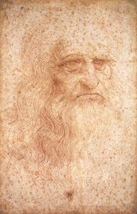 So genanntes Selbstbildnis Leonardo da Vincis, um 1512
