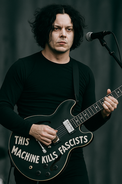 Datei:This Machine Kills Fascists Jack White mit E-Gitarre simple compose 01jzffqz45fadvqyq2hhn9ay9r.png