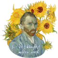 Nur Verkäufer malen noch - Vincent Van Gogh Sonnenblumen - ICH BIN KUNST.png