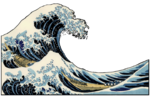 Vorschaubild für Datei:Perfekte Welle im Juli The Great Wave off Kanagawa - Glanz-Verlag - Song Shirt - Band Sweater - Love Music Jack Joblin.png