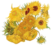 Van Gogh Sonnenblumen - Glanz-Verlag - Jack Joblin Design - Spreadshirt Geschenkidee Weihnachten.png