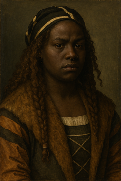 Datei:Rassistische Kunstgeschichte 2242 Dürers Diverses Selbstbildnis simple compose 01jz3vhjh7effb094r6nhg7dz4.png