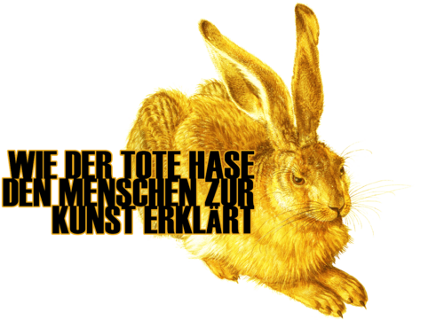 Wie der tote Hase den Menschen zur Kunst erklärt - LOGO - Goldener Dürer-Hase - Joseph Beuys - Ottmar Hörl .png