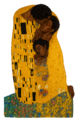 Klimt Kuss Scharz