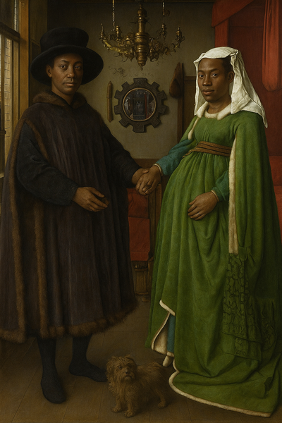 Datei:Rassistische Kunstgeschichte 2224 Gleichgeschlechtliches Arnolfini-Paar simple compose 01jz3tgsf0f19besny6s4k27r8.png