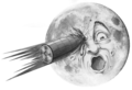 Mond Le voyage dans la lune drawing - Jack Joblin Design - Spreadshirt Geschenkidee Weihnachten.png
